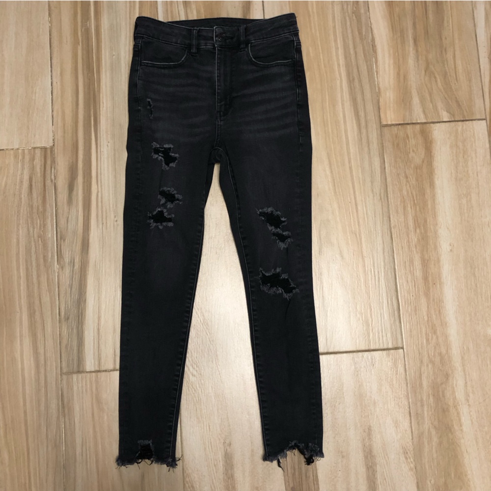 American Eagle Distressed High Waisted